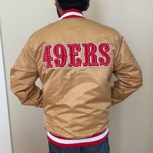 NWT 49ers gold Starter jacket - 30th anniversary limited edition